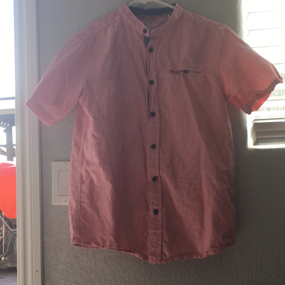 Pink boys dress shirt